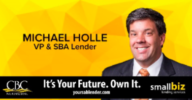 CBC National Bank welcomes veteran Michael Holle to our SBA Lending Division.