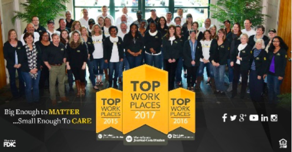 CBC Named in the 2017 Top Workplaces Awards